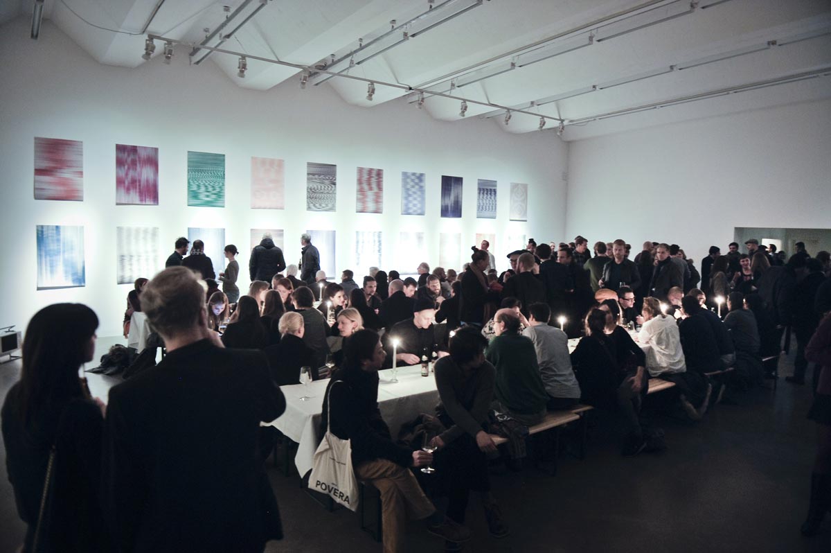 Caroline Kryzecki, Superposition, exhibition opening, 2014