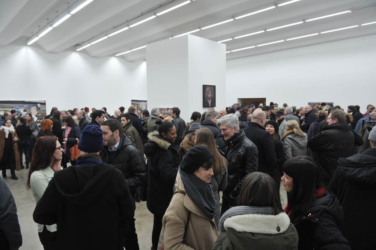 Herbert Volkmann, Exhibition Opening, Society Coma, 2014